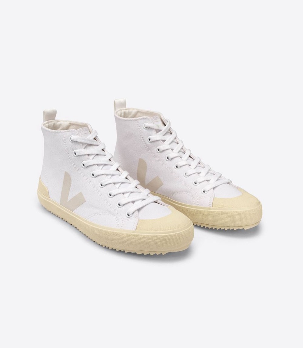 Veja Trainers Mens White - Nova Ht Canvas - ZGCY-25709